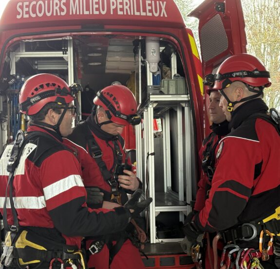 Exercice sauvetage au Centre Hospitalier de Lens