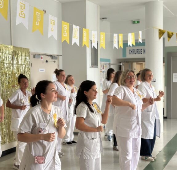 Septembre en Or, le Centre Hospitalier de Lens se mobilise contre le cancer pédiatrique.